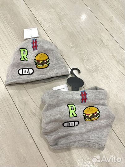 Комплект шапка и снуд