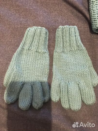 Шапка снуд и варежки для мальчика