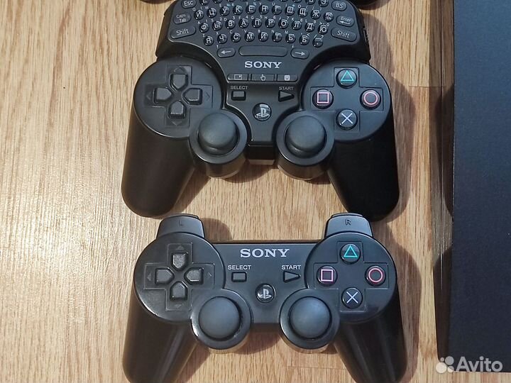 PS3 Slim 250gb как новая + 53 игры