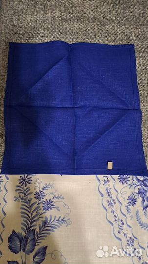 Скатерть льняная новая с салфетками СССР