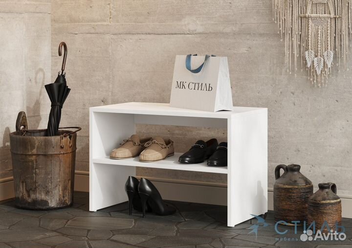 Лайт Тумба для обуви тм-002 Белый