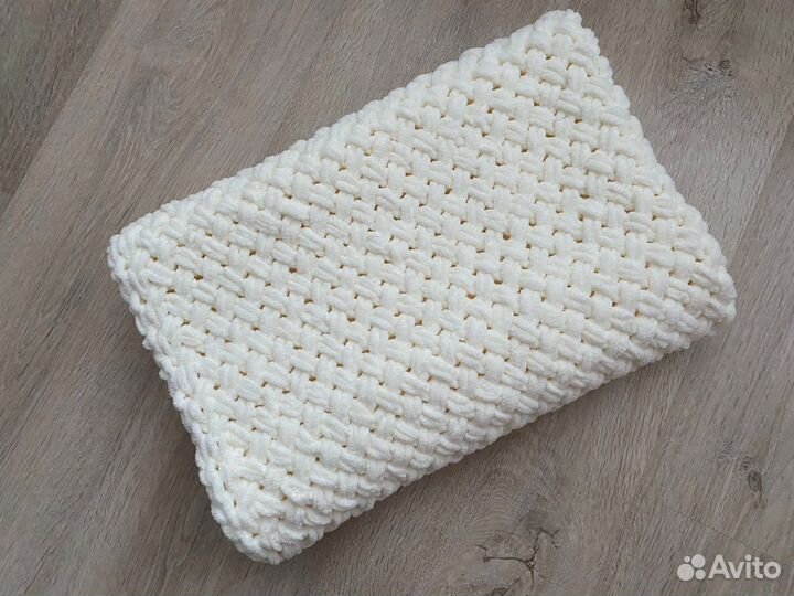 Вяжу на заказ плюшевые пледы