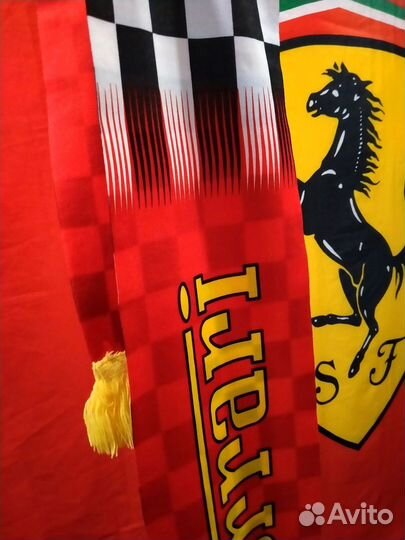 Винтажный шарф Scuderia Ferrari
