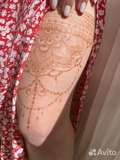 Мехенди, роспись хной, временное тату