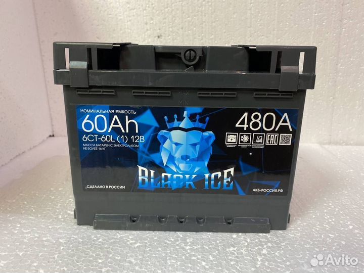 Аккумулятор black ICE 6ст-60.1