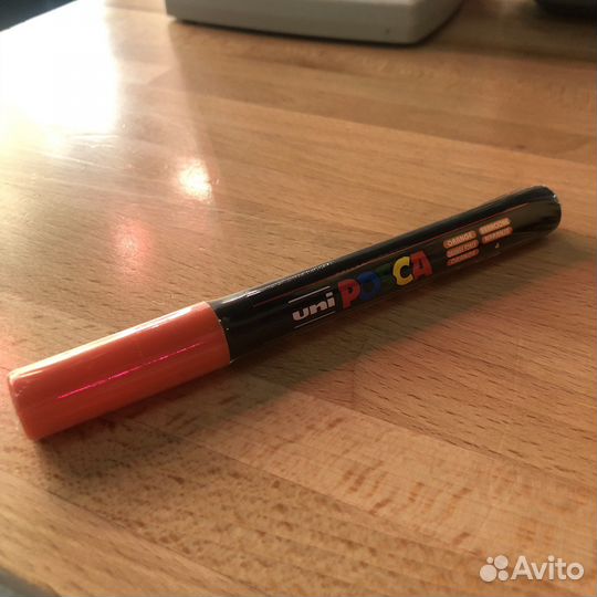 Акриловый маркер Posca pc-3m, оранжевый