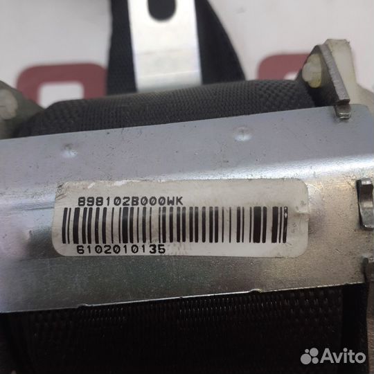 Ремень безопасности задний левый hyundai santa FE