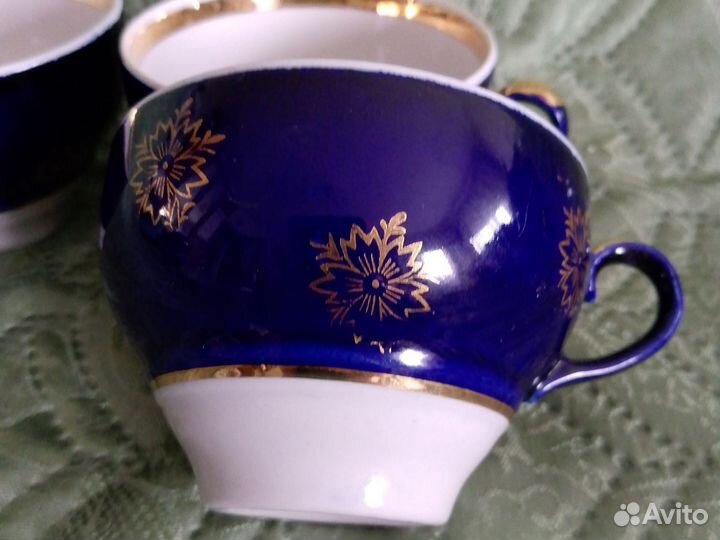 Чашки 6 шт. Без блюдец СССР винтаж