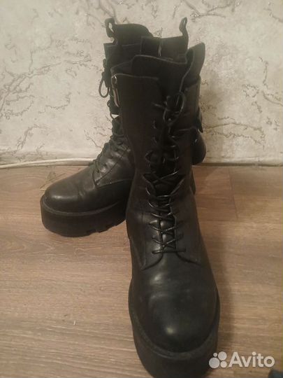 Ботинки зимние нат кожа и мех Арзоли