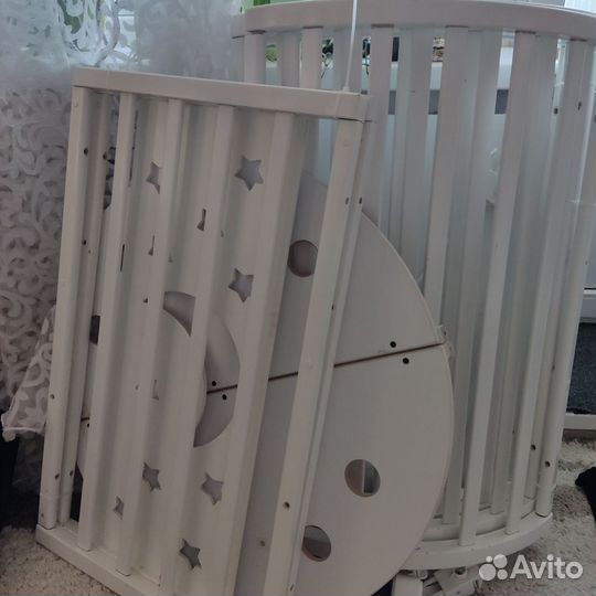 Кроватка детская,круглая, овальная