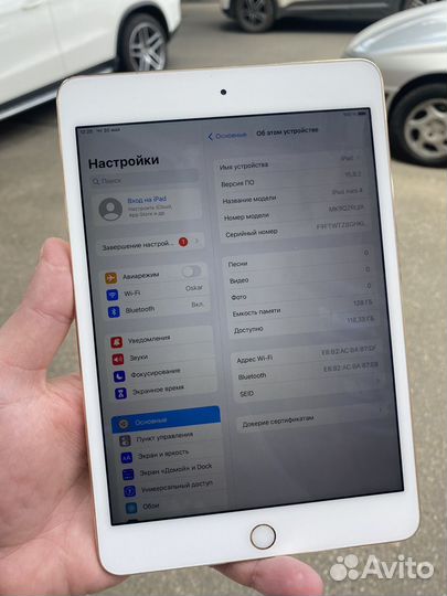 iPad mini 4 Wi-Fi 128gb