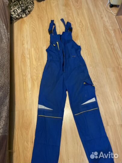 Полукомбинезон рабочий синий