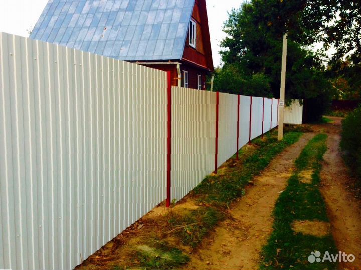 Забор из профнастила
