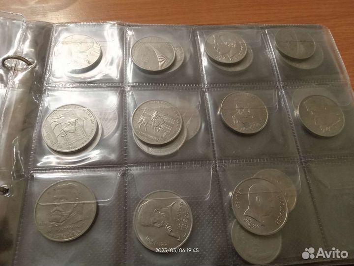 Юбилейные монеты СССР 1965-1991 полный набор