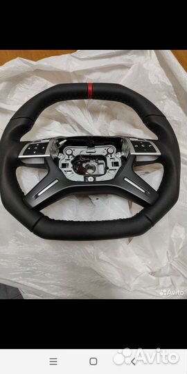 Руль mercedes AMG w166 с перфорацией (GL, G )