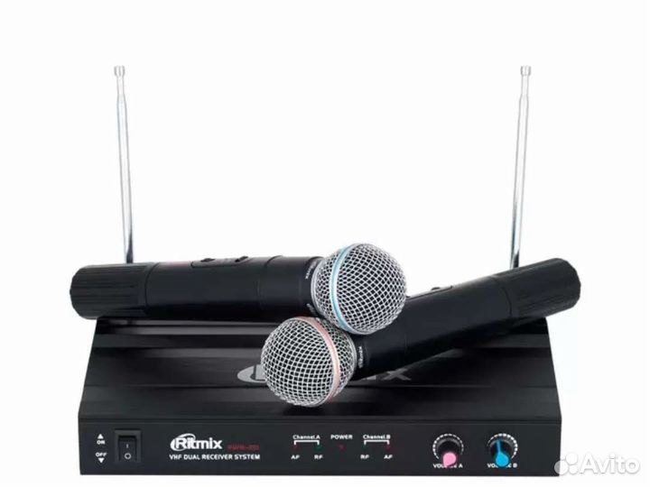 Микрофоны беспроводные Ritmix (аренда посуточно)