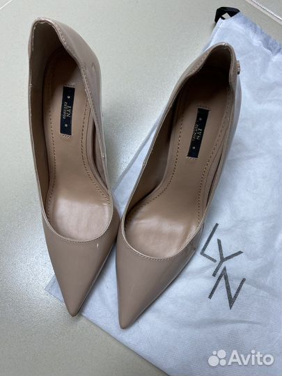 Туфли лодочки бежевые 37