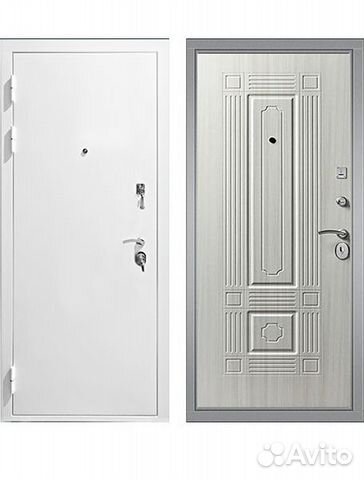 Входная металлическая дверь Гарда S12 Белая