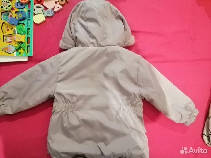 Детская курточка для девочки 12-18 месяцев 80-86см
