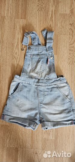 Джинсовый комбинезон для девочки 128