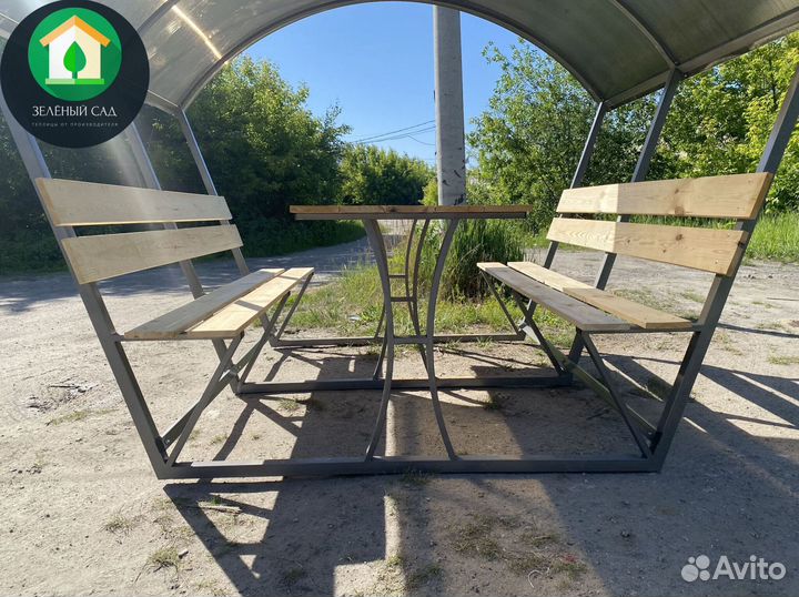 Беседка из поликарбоната. Цвет на выбор