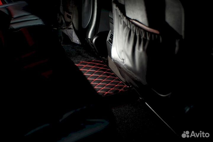 3D коврики из экокожи Mercedes