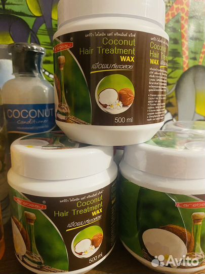 Тайская маска для волос с кокосовым маслом 500 мл