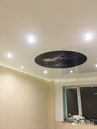 Натяжные потолки, монтаж в день обращения