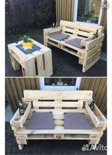 Мебель из поддонов паллет