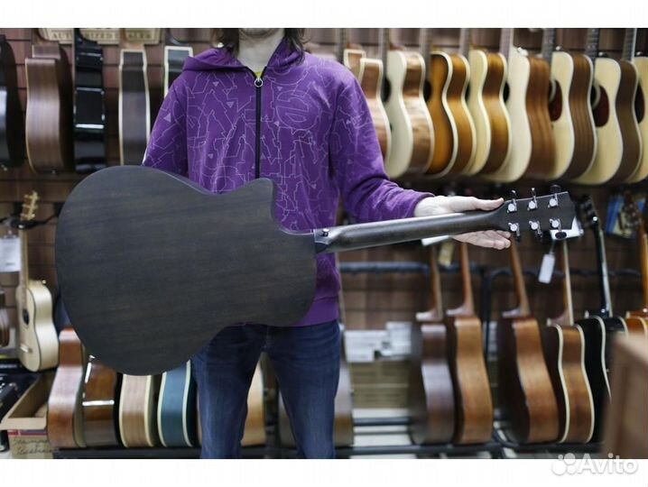 Shinobi H-12/BK акустическая гитара джамбо