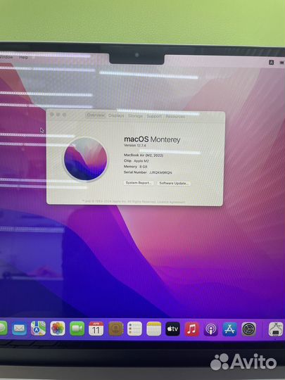 Apple MacBook Air 13 m2 8/256ssd
