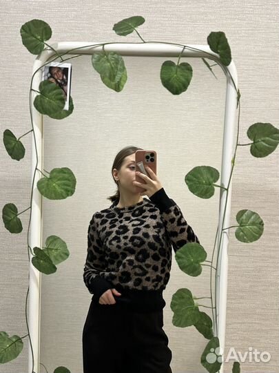 Леопардовая кофта