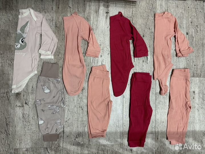 Детские вещи пакетом для девочки 80 86