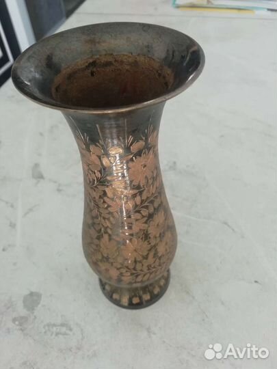 Ваза для цветов декоративная ручная работа Индия