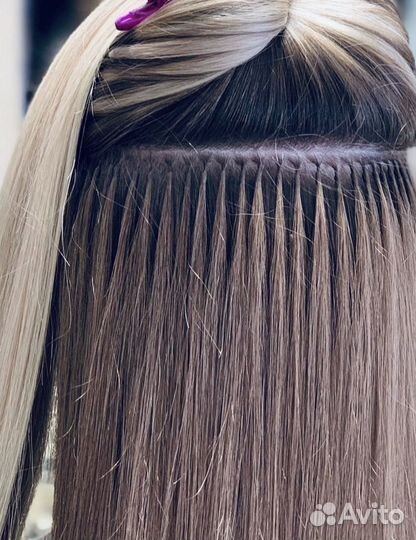 Наращивание волос капсульное