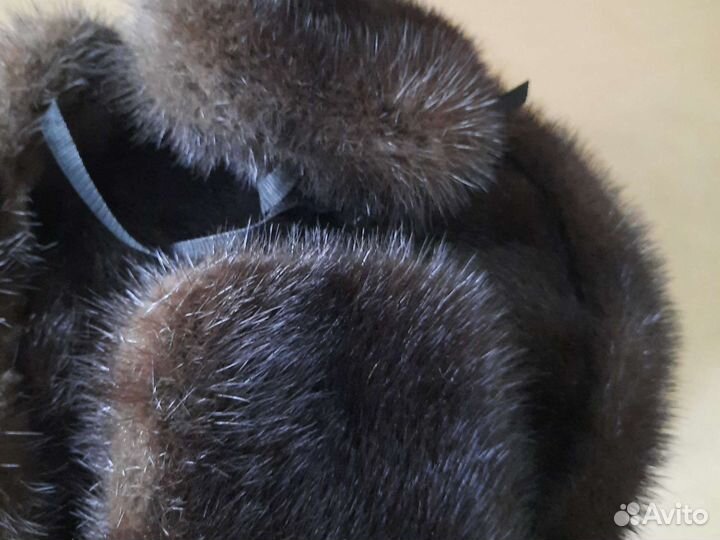 Норковая шапка мужская