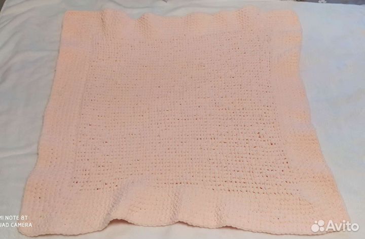 Плед детский плюшевый ручной работы