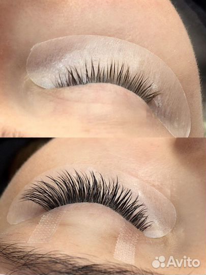 Наращивание ресниц на дому