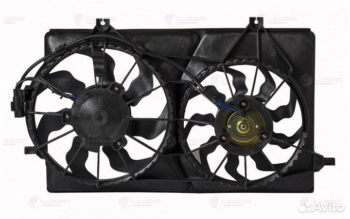 Luzar LFK 01270 Эвентилятор охл. для ам Лада 2170