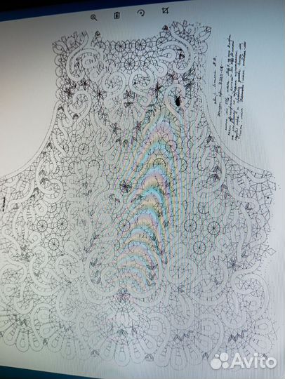 Сколок кружевного жилета с рукавами