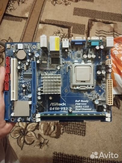 Материнская плата asrock g41m vs3 775 сокет