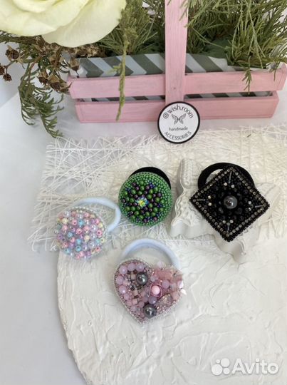 Резинки для волос ручной работы