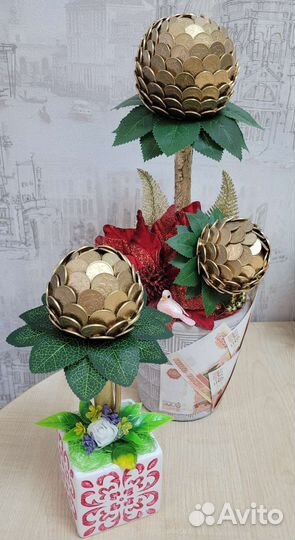 Топиарий Денежное деревце