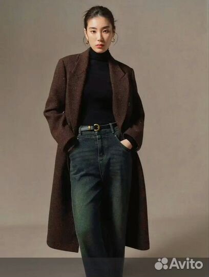 Пальто натуральная шерсть Dushu 50-52 рр