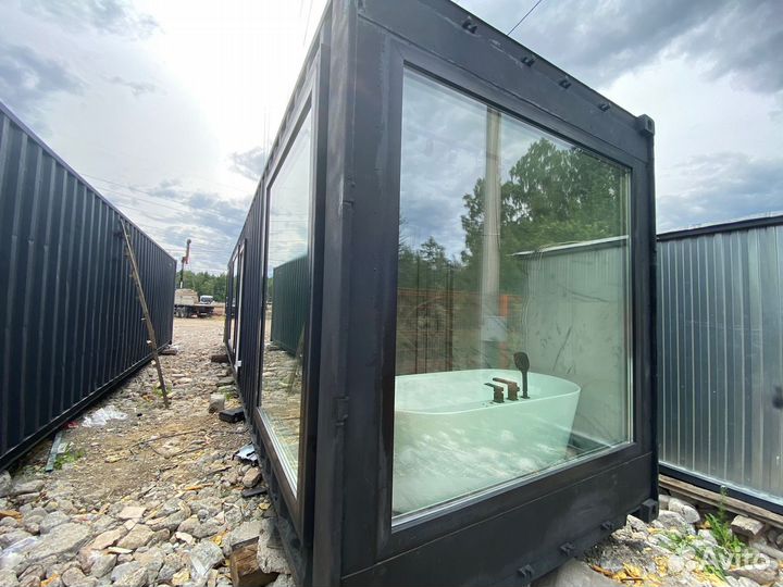 Модульный дом из морского контейнера