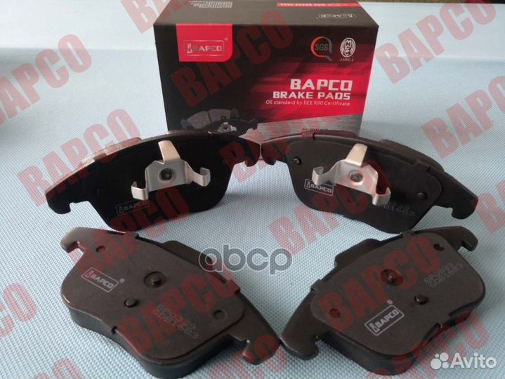 Колодки тормозные дисковые передние BP0339 bapco