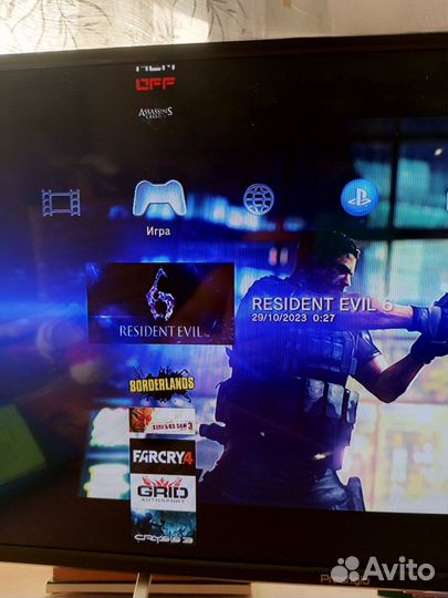 Игровая приставка ps3 slim прошитая