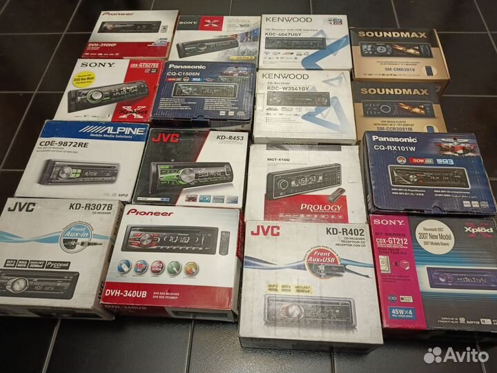 Магнитола pioneer, sony