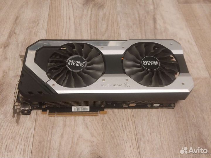 Видеокарта gtx 1070 8 Gb Palit JetStream