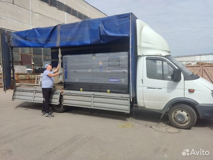 Дизельный генератор 80 кВа Hertz HG 88 CH в кожухе